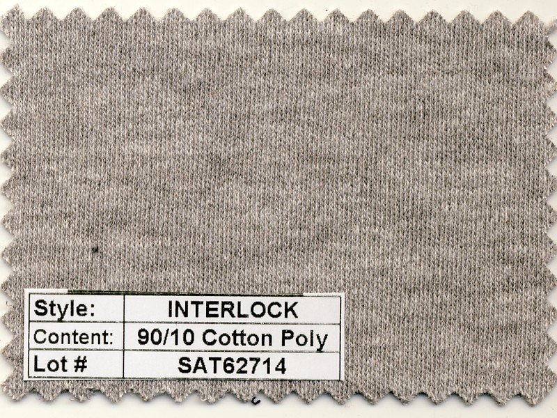 Interlock 90/10 Cotton Poly